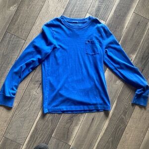 Blue Kids Long Sleeve Shirt